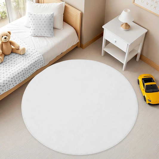 The 3D Skull – Halloween Round Rug, Optical Illusion Floor Mat for Haunted House