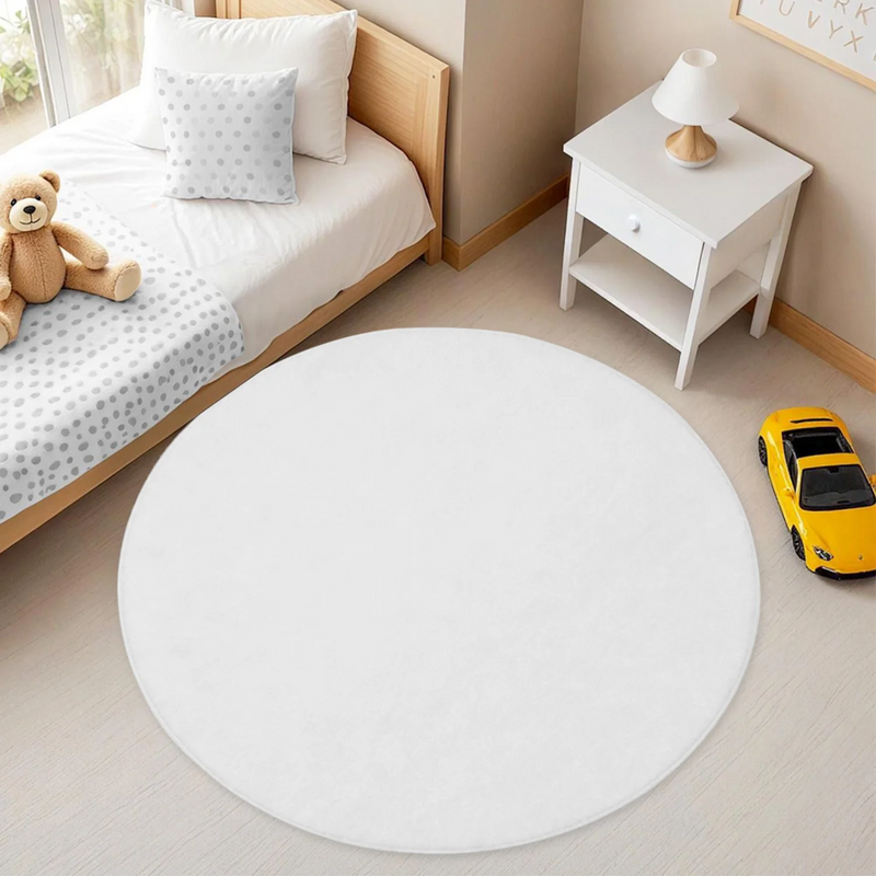 The 3D Skull – Halloween Round Rug, Optical Illusion Floor Mat for Haunted House